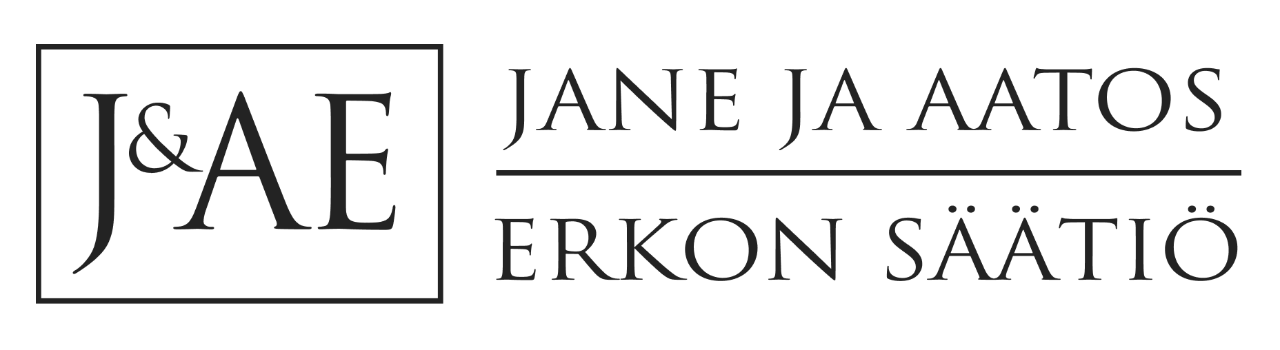 Jane ja Aatos Erkon säätiö logo